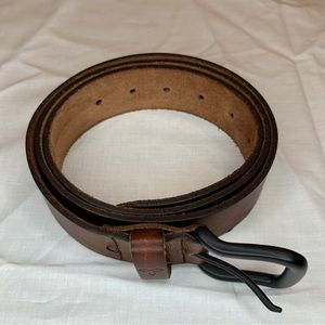 Prana Men’s Brown Leather Belt 48”